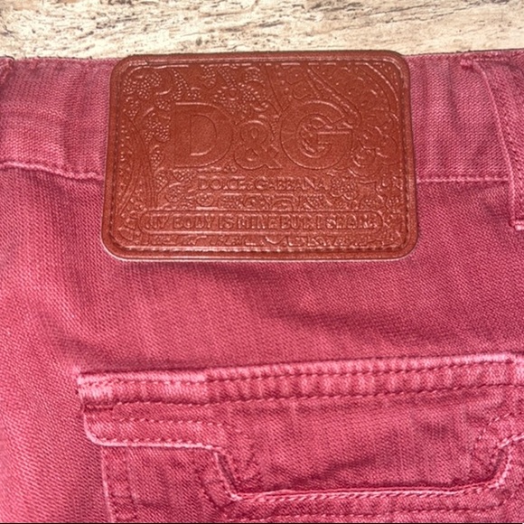 Dolce & Gabbana Red Jeans - Picture 4 of 8